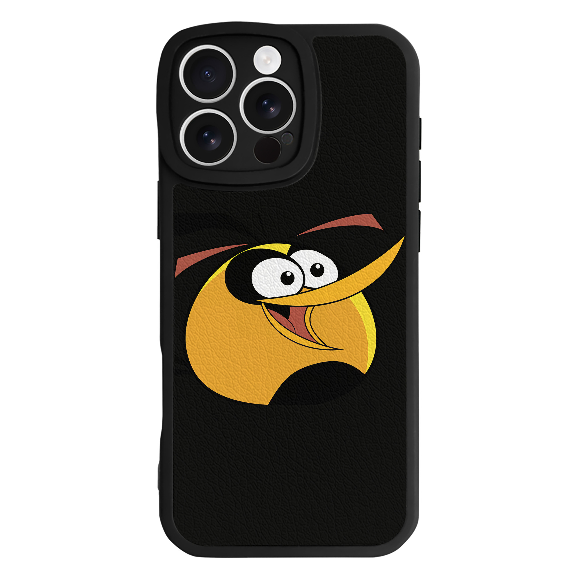 （画像用） Angry Birds アングリーバード 【iPhone 16シリーズ対応】シリコンスマホケース（レザー調） 材質：シリコン